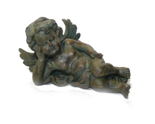 FIGURA DECORATIVA DE ANJO RESINA