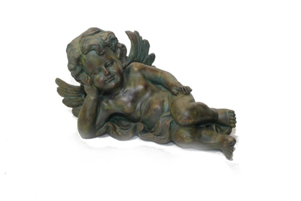 FIGURA DECORATIVA DE ANJO RESINA