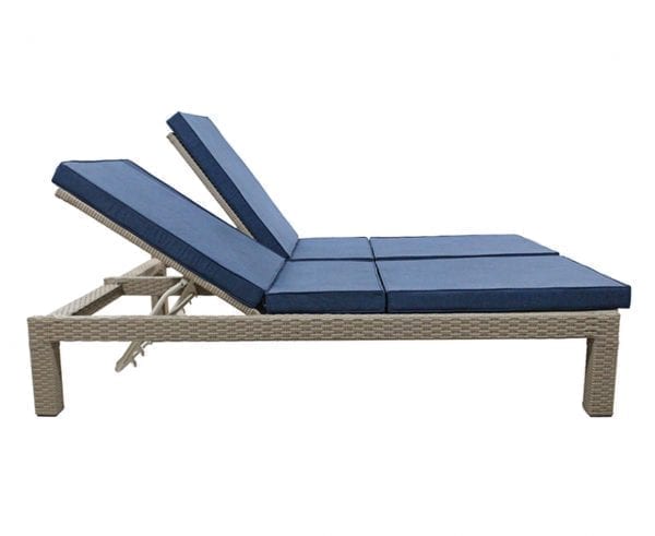 CHAISE EM FIBRA SINTÉTICA DUPLA HARMONIE