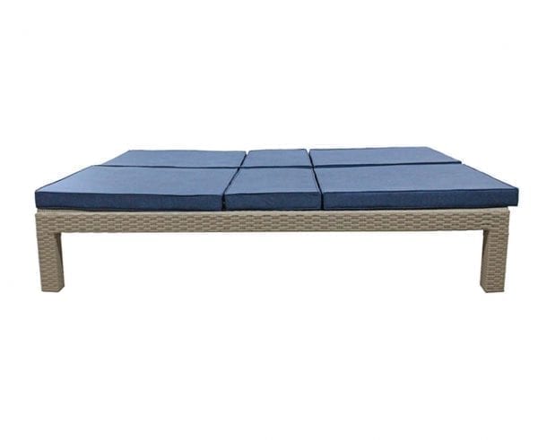 CHAISE EM FIBRA SINTÉTICA DUPLA HARMONIE