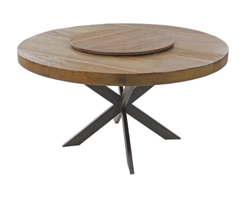 Mesa em madeira e alumínio Novara