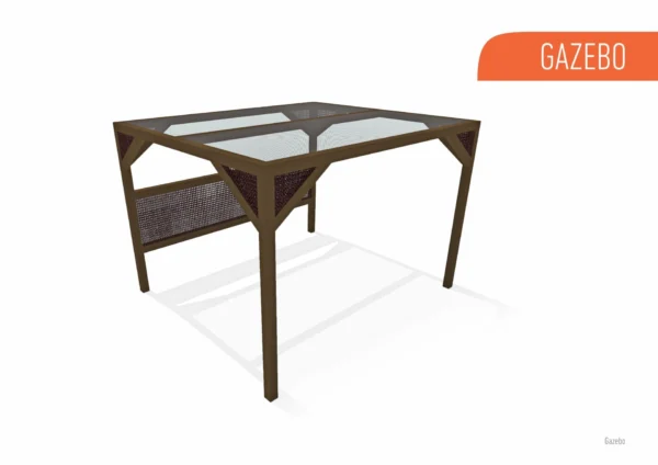 Gazebo em alumínio e tela Sling
