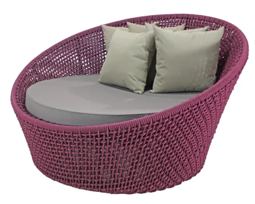 Chaise em corda náutica Samart vinho