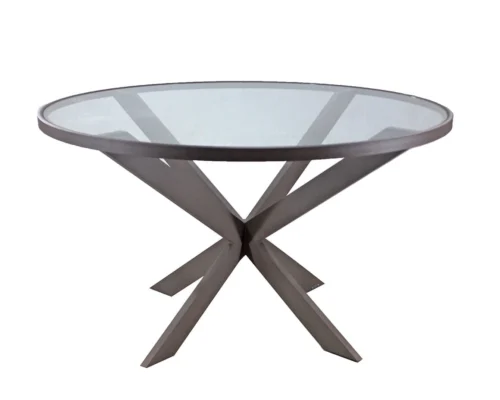 Mesa com tampo de vidro Beli