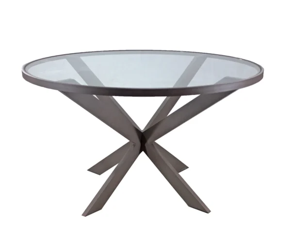 Mesa com tampo de vidro Beli