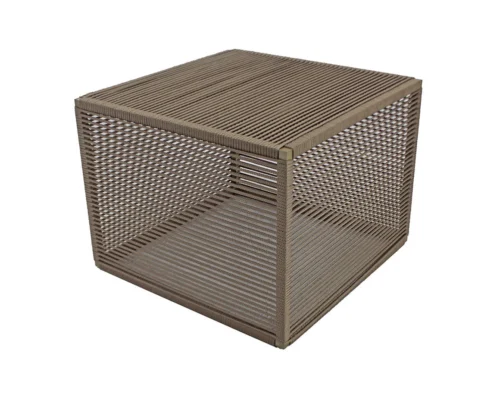 Mesa de centro em corda náutica harmonie