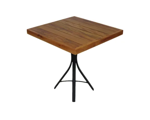 Mesa em Alumínio e Madeira