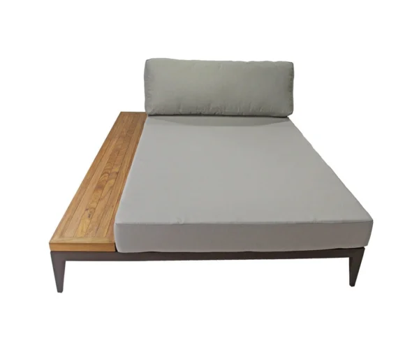 CHAISE PARA SOFÁ BIANCA ALUMÍNIO