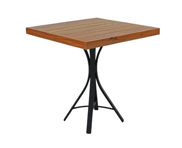 Mesa em madeira e alumínio ferrara
