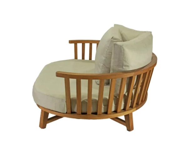 CHAISE EM MADEIRA FREIJÓ BERGAMO