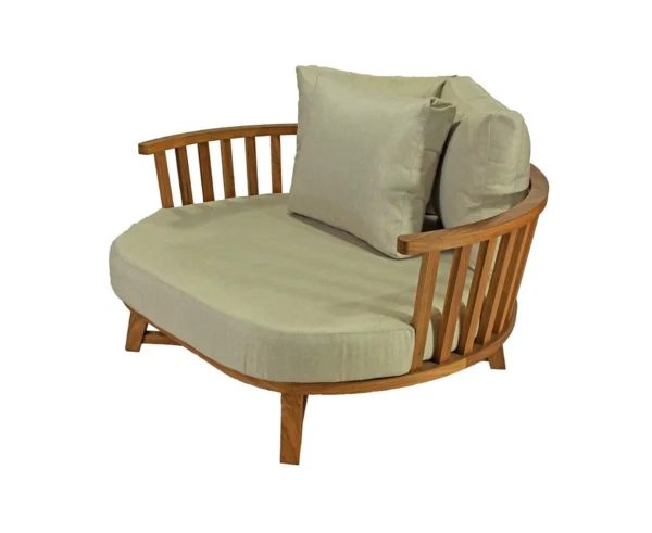CHAISE EM MADEIRA FREIJÓ BERGAMO
