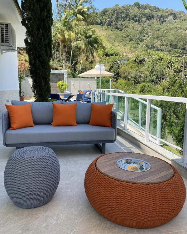 DECORAÇÃO AMBIENTE - VARANDA CASA CLIENTE