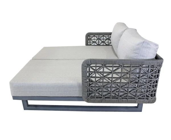 CHAISE EM CORDA NÁUTICA DUPLA PAOLA